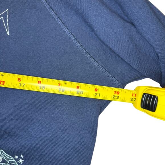 Spiritual Gangster Mystical Forever Crewneck Sweatshirt Medium Navy Blue - Picture 5 of 5